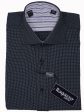 Ragazzo 14064 100% Cotton Boy s Dress Shirt - Birdseye - Gray Hot on Sale