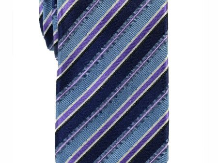 Boy s Tie 18157 Navy Blue Purple Discount