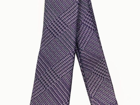 Boy s Skinny Tie 17265 Purple Navy Online