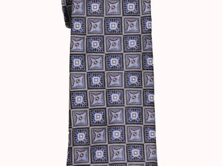 Boy s Tie 14428 Silver Blue For Cheap