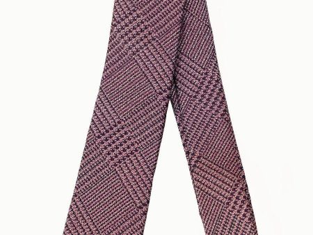 Boy s Skinny Tie 17263 Pink Navy Cheap