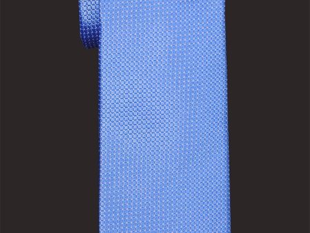 Heritage House 16022 100% Woven Silk Boy s Tie - Neat - Blue For Cheap