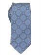 Heritage House 18149 100% Woven Silk Boy s Tie - Neat - Grey Blue Fashion