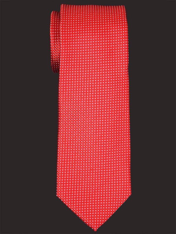 Heritage House 16017 100% Woven Silk Boy s Tie - Neat - Red Online