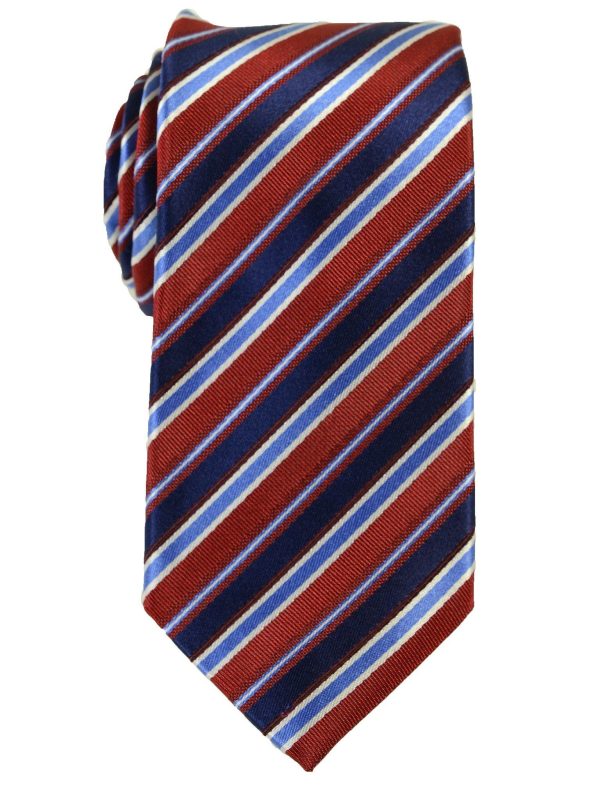 Boy s Tie 18159 Red Blue Navy For Discount