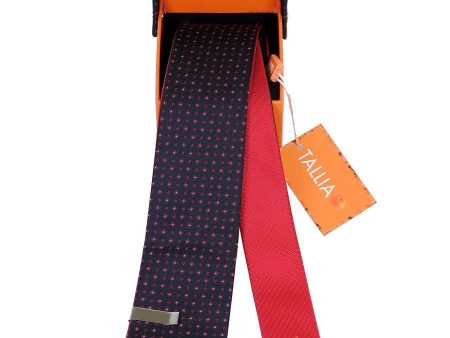 Boy s Skinny Tie 17981 Black Red Reversible Supply