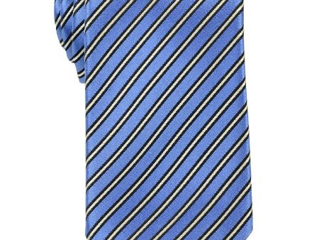 Boy s Tie 18175 Blue Black White Cheap