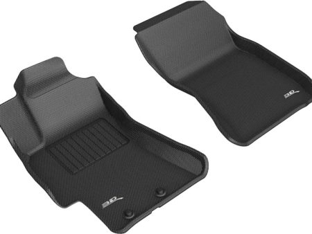 3D MAXpider 08-11 Subaru Impreza   WRX   08-14 Impreza WRX STI Kagu 1st Row Floormats - Black Sale