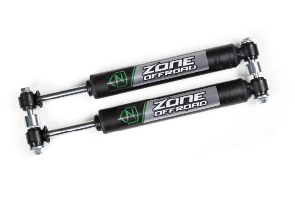 Zone Offroad 2013 Ram 3500 Dual Steering Stabilizer - Black Online now