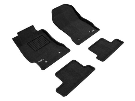 3D Maxpider 13-20 Subaru Brz Elegant 1st 2nd Row - Floor Mat Set (Black) Hot on Sale