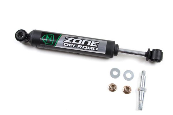 Zone Offroad 99-04 Ford F-250 F-350 Single Steering Stabilizer - Black on Sale