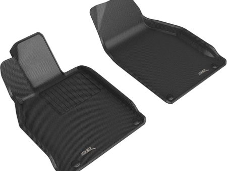 3D MAXpider 12-19 Porsche 911 Conv S 4 4S GTS Targa Turbo T GTZ Kagu 1st Row Floormat - Black For Cheap