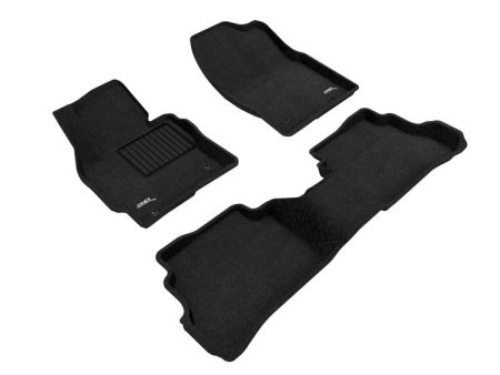 3D Maxpider 13-16 Mazda Cx-5 Elegant Black 1st 2nd Row - Floor Mat Set (Black) on Sale